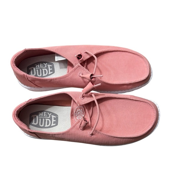 HEY DUDE Wendy Slub Pink Casual Shoes Size 11 -- BRAND NEW CLOSET STAPLE!!! - Picture 3 of 10